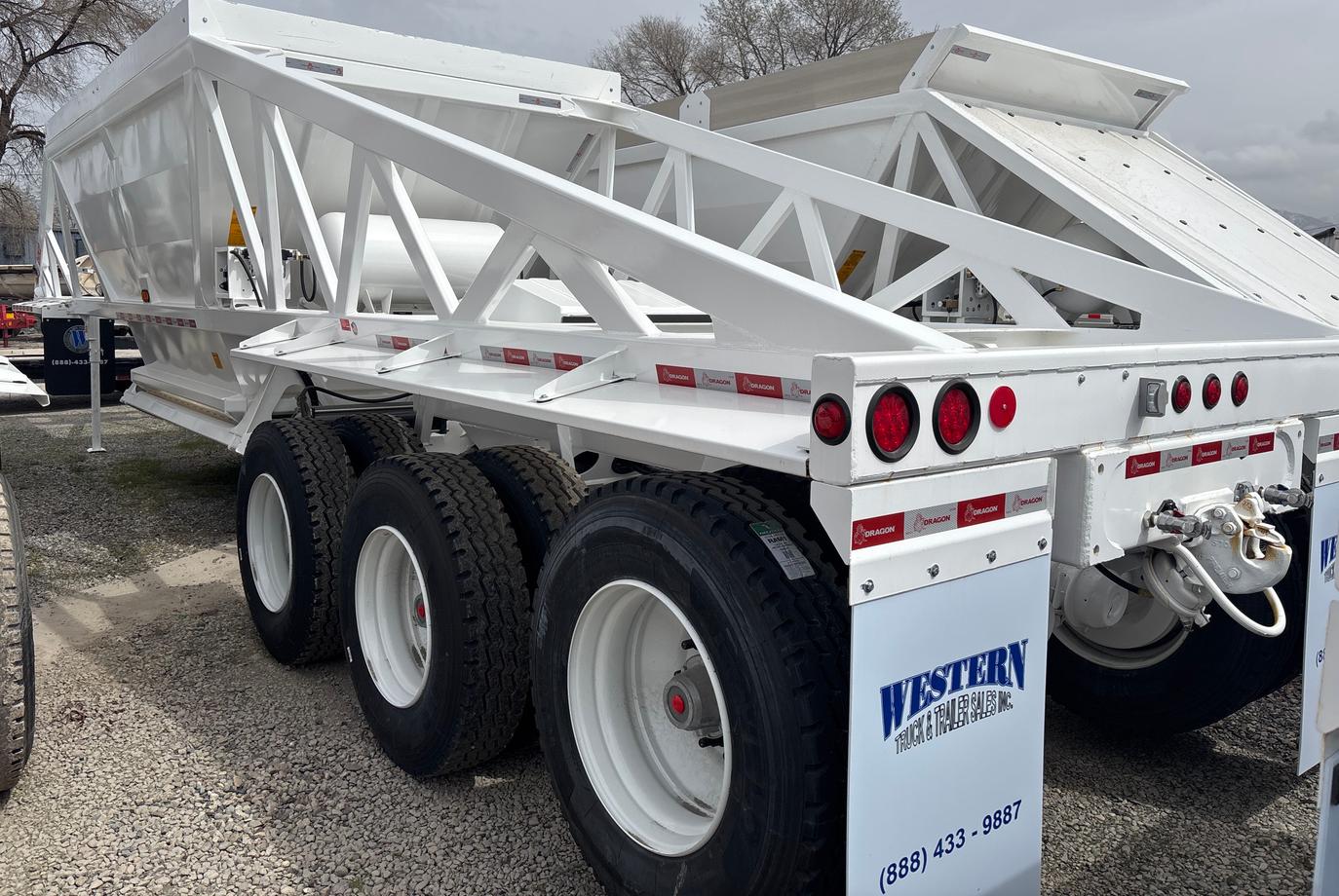 Ranco Bottom Dump Trailer | Model LW21-42-3 | Overall Length 42' | Capacity 21 Cubic Yard