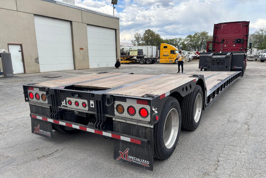 XL Specialized Lowboy Trailer | Model 80 HDGS | Overall Length 48' | Overall Width 102" | Capacity 40 Tons