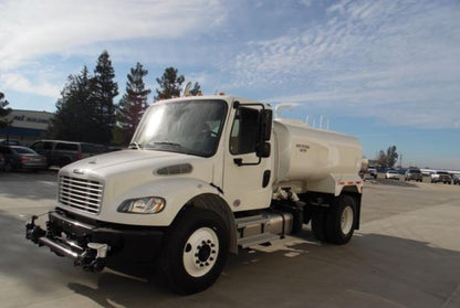 Freightliner M2 106 Water Truck | Tank Capacity 2,000 Gallons | Overall Length 18' | Width 102" | Horsepower 250 HP | 2500 RDS Automatic Transmission