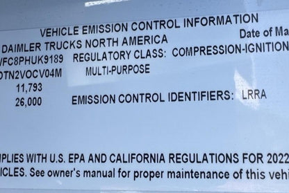 Freightliner M2 106 Water Truck | Tank Capacity 2,000 Gallons | Overall Length 18' | Width 102" | Horsepower 250 HP | 2500 RDS Automatic Transmission