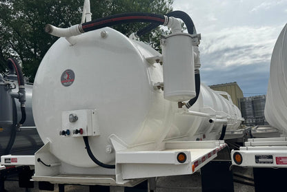 Ranco Heavy-Duty Non-Code Steel Vacuum Tank Trailer | Model 165 BBL 3 Axle Vac | Capacity 165 BBL