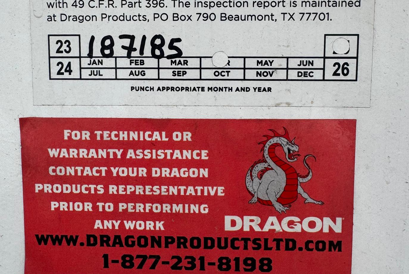 Ranco Heavy-Duty Non-Code Steel Vacuum Tank Trailer | Model 165 BBL 3 Axle Vac | Capacity 165 BBL