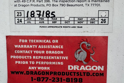 Ranco Heavy-Duty Non-Code Steel Vacuum Tank Trailer | Model 165 BBL 3 Axle Vac | Capacity 165 BBL