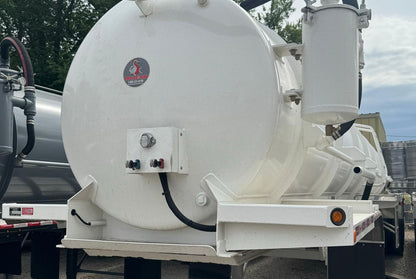 Ranco Heavy-Duty Non-Code Steel Vacuum Tank Trailer | Model 165 BBL 3 Axle Vac | Capacity 165 BBL