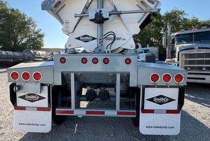 SmithCo Side Dump Trailer | Model SX2FP-30-24 | Frame Length 30′ | Tub Length 24′ | Width 102"