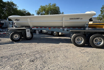 SmithCo Side Dump Trailer | Model SX2FP-30-24 | Frame Length 30′ | Tub Length 24′ | Width 102"