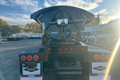 SmithCo Side Dump Trailer | Model SX3-42-34 | Frame Length 42' | Tub Length 34' | Black Tub