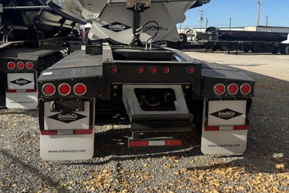 SmithCo Side Dump Trailer | Model SX3-42-34 | Frame Length 42' | Tub Length 34' | White Tub