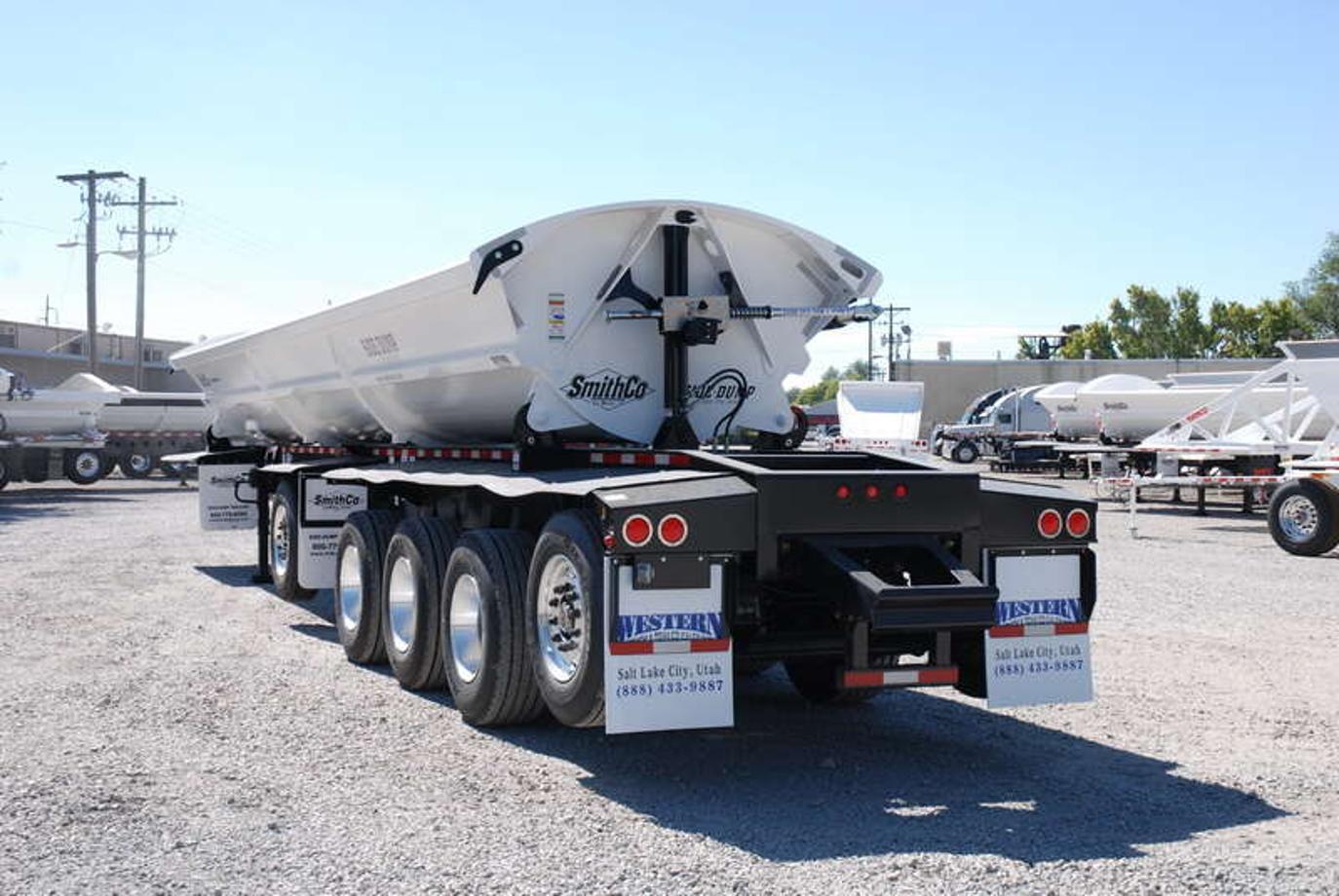 SmithCo Heavy-Duty Side Dump Trailer | Model SX5-49-38 | Frame Length 49′ | Tub Length 38′