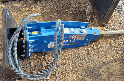 HydroRam HK10 Hydraulic Hammer | Overall Length 52" | For 1.1-2.8 Ton Mini Excavators