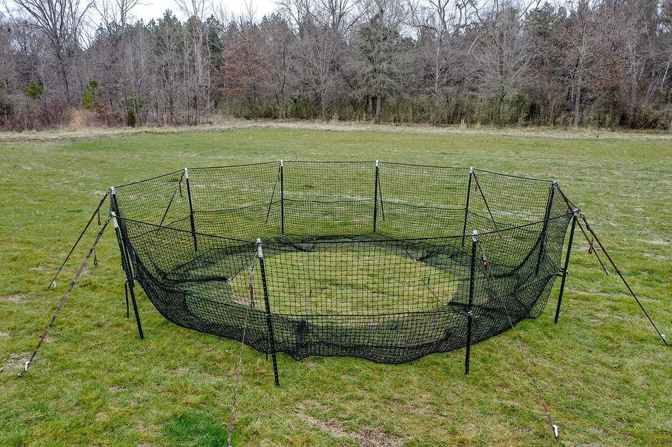 Pig Brig Portable Multi-Catch Wild Hog Trap | Size 20' | Double-Wall Hog Trap Net | Multi-Catch Wild Boar Control