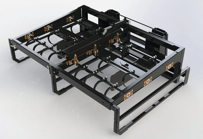 Top Dog Attachments 6-Pack Bale Accumulator Grapple | Max Lift 6 Bales | Width 84” | 15 - 20 GPM | For Skid Steers