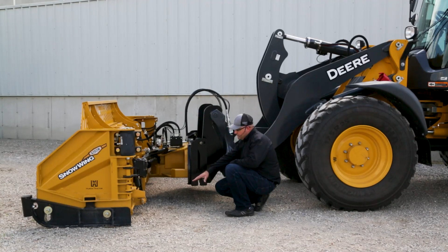 HLA Attachments 4600 Series Six-Way Blade | Width 96" to 114" Inches | Mouldboard Height 34" inches | For Tractors