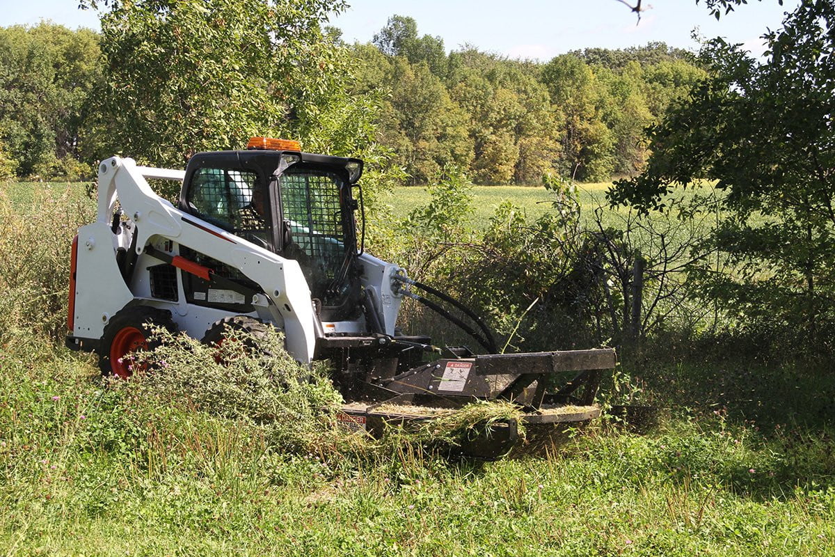 Erskine Brush Mower Series | Cutting Diameter 66″, 72″ & 78″ inches | Hydraulic Flow Rate 13-32 GPM | For Skid Steer