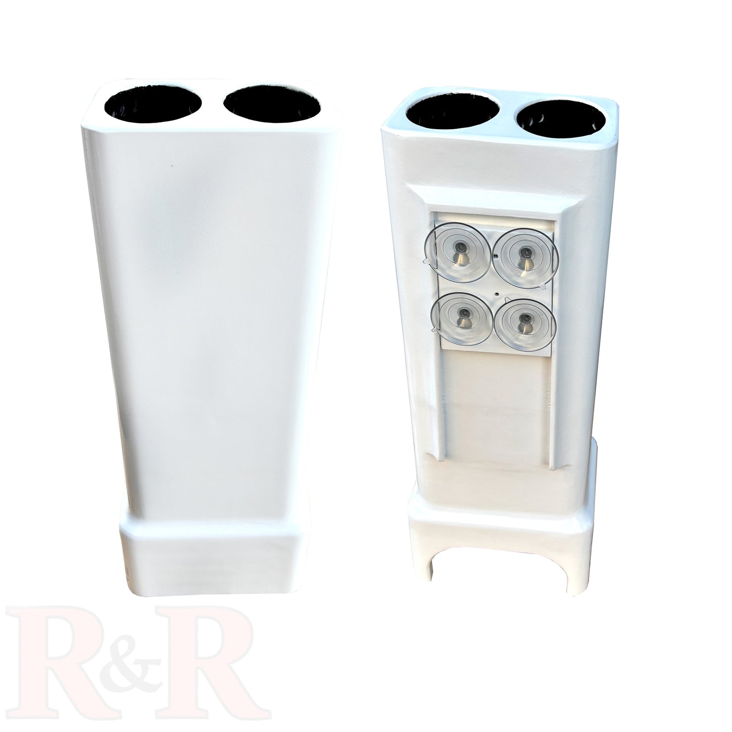 R&R Tackle Co. Bait Tube System | Small, Medium & Large Sizes | Multiple Mounting Options | Tangle-Free Live Bait Storage