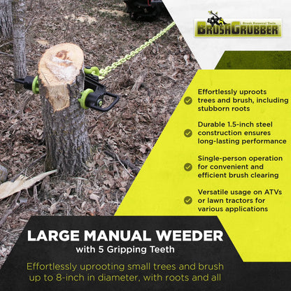 Brush Grubber™ Boss SD | Model BG‑30 | Capacity 8" | 30 HP | For ATVs & Lawn Tractors