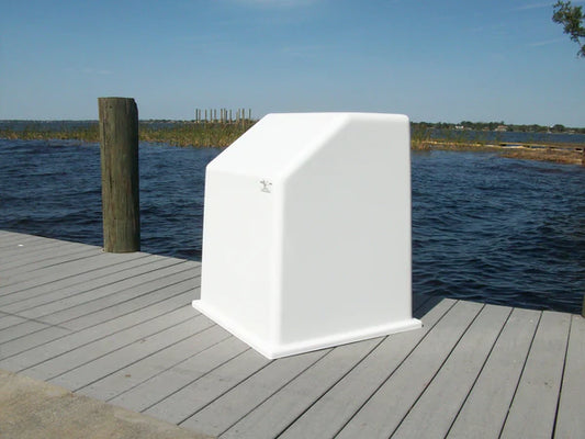 RIO MARINE CUSTOMS | Fiberglass Boat Console | Model CMCC07 | 31" W x 37" H x 31" D | Nida-Core Reinforced | For 18' to 24' Feet Boats
