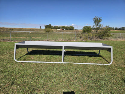 Global Equipment Ranch Boss 10' Bunk Feeder | Models 4‑Leg & Skid | Length 10' | For Livestock Feeding