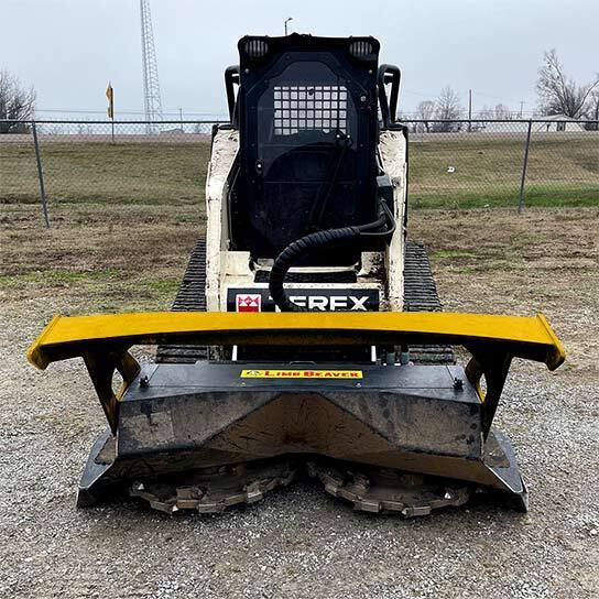 Limb Beaver Twin Disc Mulcher (TDM) | Cutting Path 72” (Two 36” Discs) | 35–50 GPM | For Skid Steers