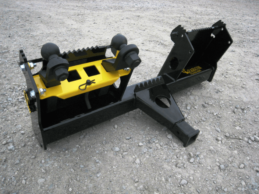 CL Fabrication EZ Receiver Hitch | Width 48" inches | Oil Flow Range 15 To 25 GPM | For Skid Steers