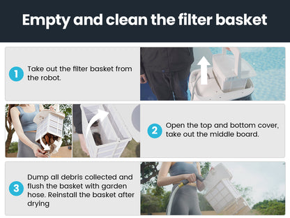 Chasing Cleaner Hydro 4 Corded Robotic Pool Cleaner | Pool Size 1,614 Sq.ft | Flow Rate 320 L/min
