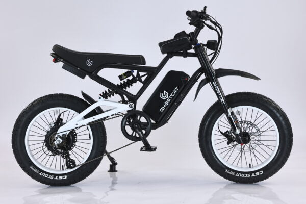 GhostCat F3X.2 All-Terrain Fat Tire Electric Bike | 1500W Motor | 52V/25Ah Battery | 35 MPH Top Speed | 25-50 Miles Range | For Off-Road Adventures & Dual Sport Enthusiasts
