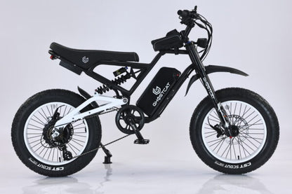 GhostCat F3X.2 All-Terrain Fat Tire Electric Bike | 1500W Motor | 52V/25Ah Battery | 35 MPH Top Speed | 25-50 Miles Range | For Off-Road Adventures & Dual Sport Enthusiasts