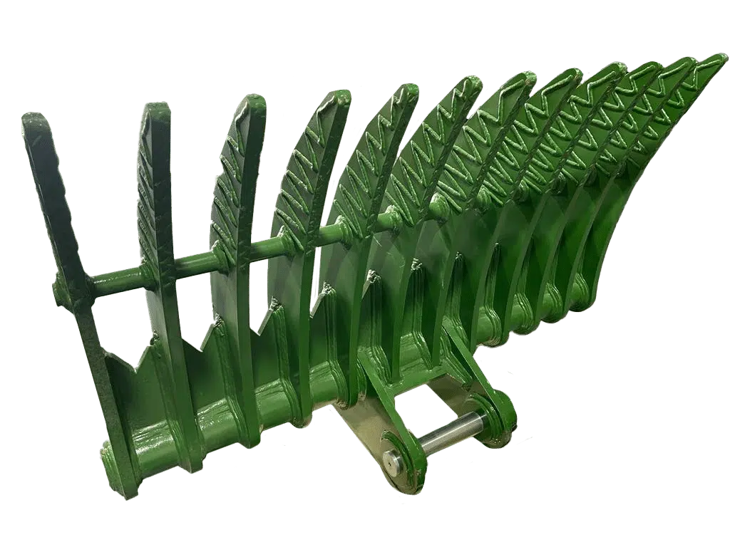 JMA Attachments Brush Rake | Rake Width 70" Inches | Pin Size 65mm | For 10 – 15 Tons Excavators