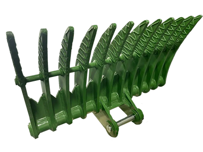 JMA Attachments Brush Rake | Rake Width 70" Inches | Pin Size 65mm | For 10 – 15 Tons Excavators