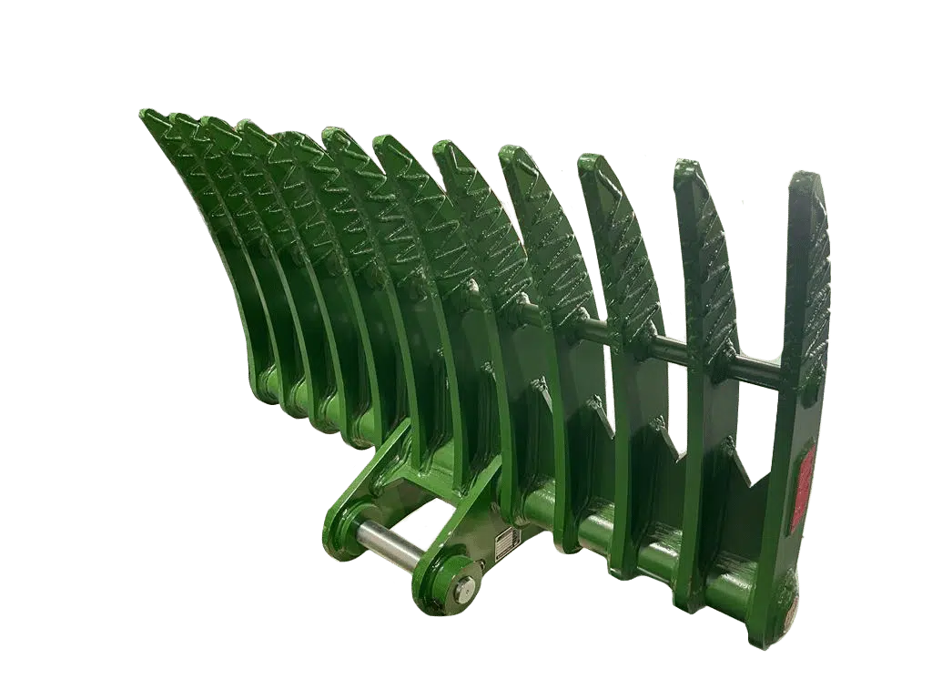 JMA Attachments Brush Rake | Rake Width 70" Inches | Pin Size 65mm | For 10 – 15 Tons Excavators