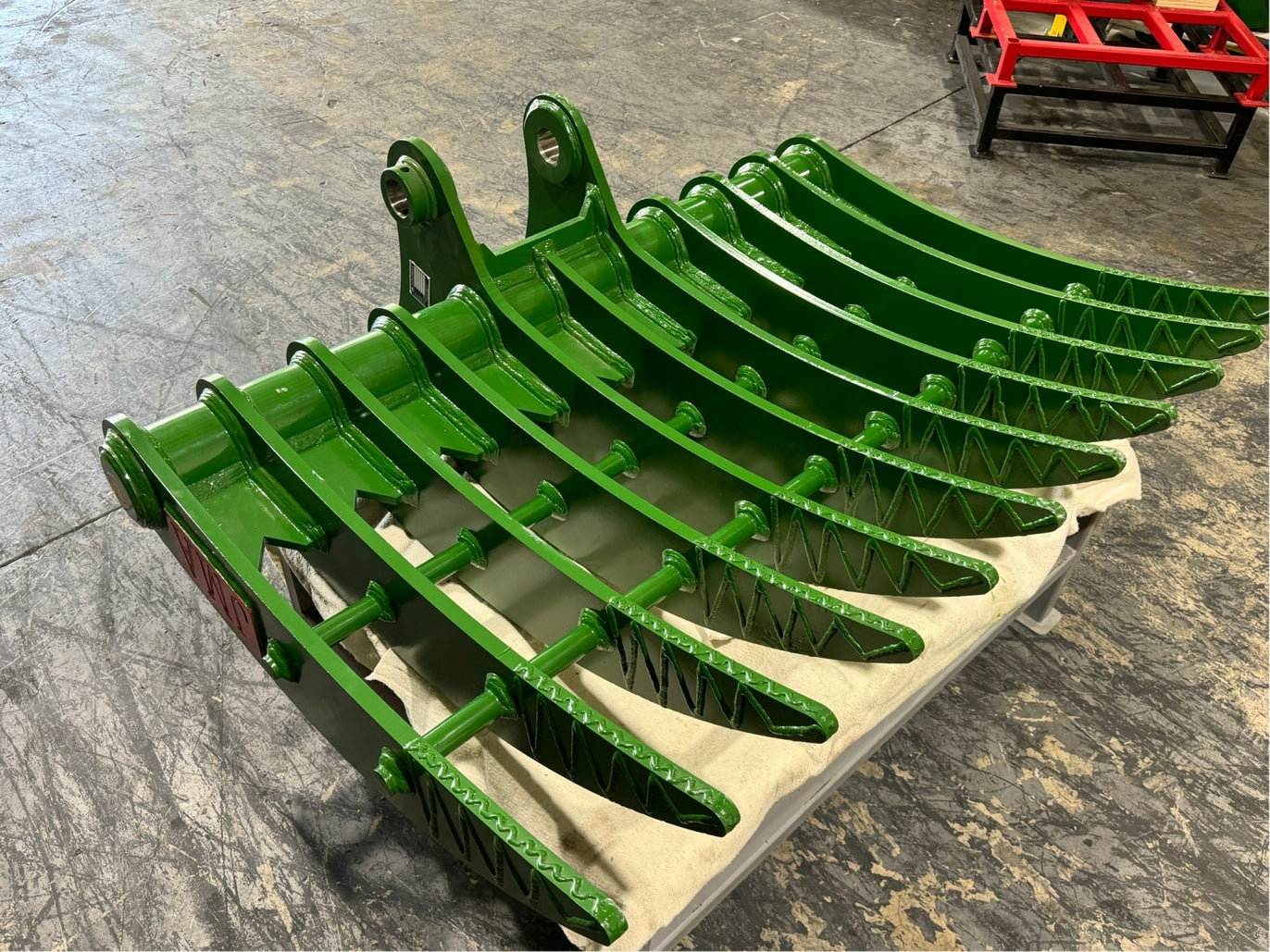 JMA Attachments Brush Rake | Rake Width 70″ Inches | For 15 – 19 Tons Excavators