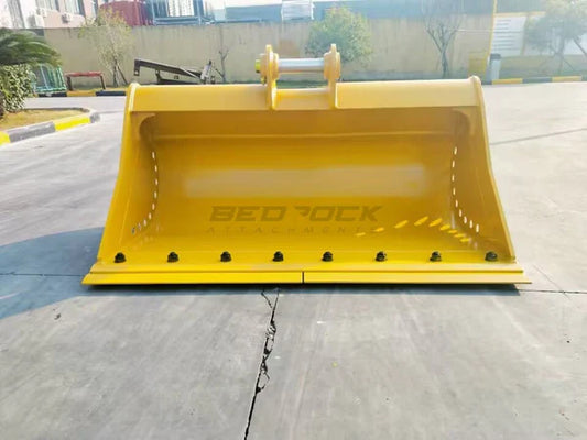 Bedrock Attachments Cleaning Bucket | Width 70" | Capacity 0.67 CU M | Machine Size 10-14 Tons | For Excavators CAT 312