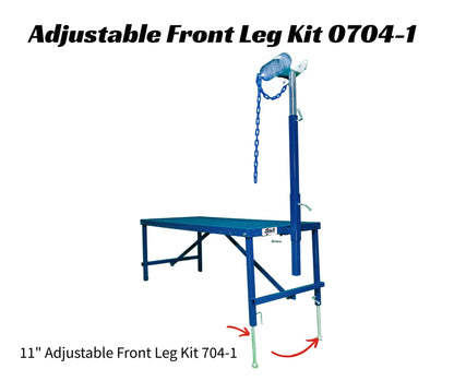 Sydell Adjustable Front Leg Kit | Model 0704-1 | 11" Height | For Sheep & Goat Fitting Stands