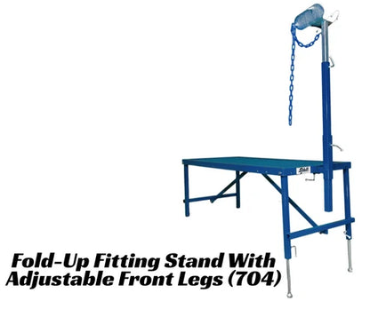 Sydell Fold-Up Fitting Stand | #0704 / #AL0704 | Size 20" x 48" | For Sheep & Goat Show Equipment