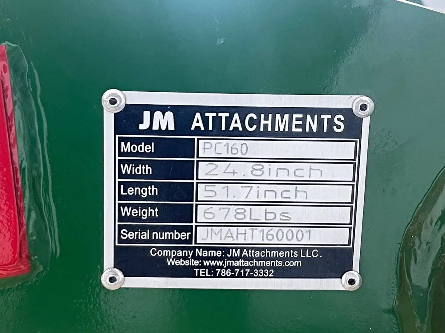 JMA Attachments Main Pin Hydraulic Thumb | Pin Size 22.5" inches | For 15 – 19 Tons Excavators