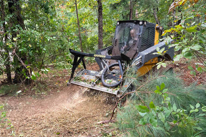 FAE | Forestry Mulcher With Bite Limiter Technology | Model DML/SSL/VT150 BL | Width 59" | Hydraulic Flow 12–30 GPM | For Skid Steers
