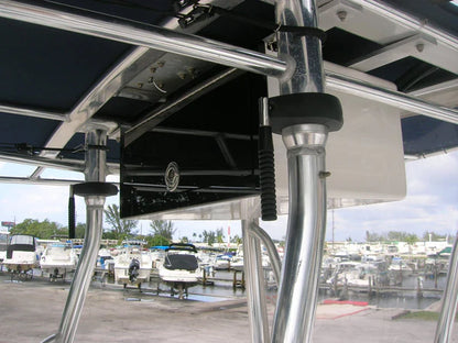 RIO MARINE CUSTOMS | Electronics Vault | Rough Water | Model RWEB24B | 24"W x 11"H x 15"D | 3/8" Fiberglass | For Center Console Boats