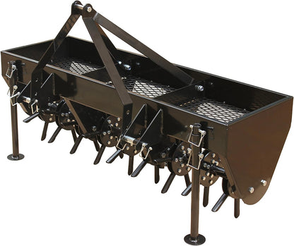 Field Tuff  60" 3pt Plug Aerator | Horsepower 18–30 HP | For Tractors