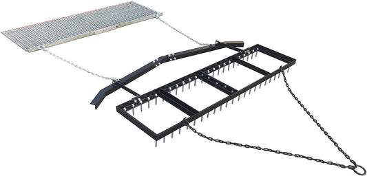 Field Tuff 6' Spike Drag W/Leveling Bar and Drag Mat YTF-618SDLBDM | Pull Type | For ATVs, UTVs, and Utility Tractors