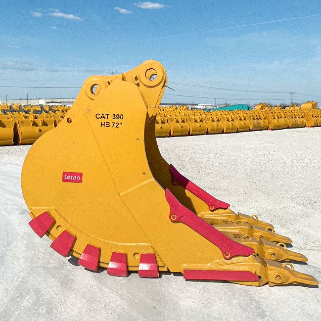 Teran Versatile Excavator Bucket | Model BKT-390 HDXV |50" to 91" Inch Digging | Capacity 3.04 to 6.4 Cubic Meters | For Excavators