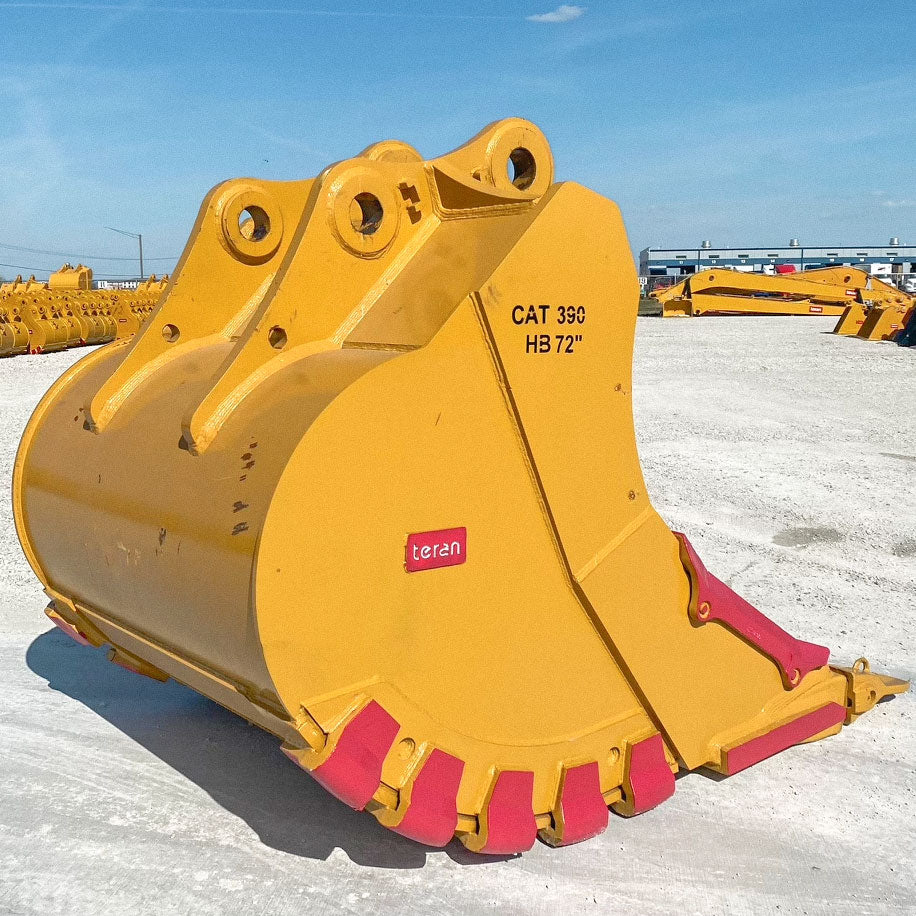 Teran Versatile Excavator Bucket | Model BKT-390 HDXV |50" to 91" Inch Digging | Capacity 3.04 to 6.4 Cubic Meters | For Excavators