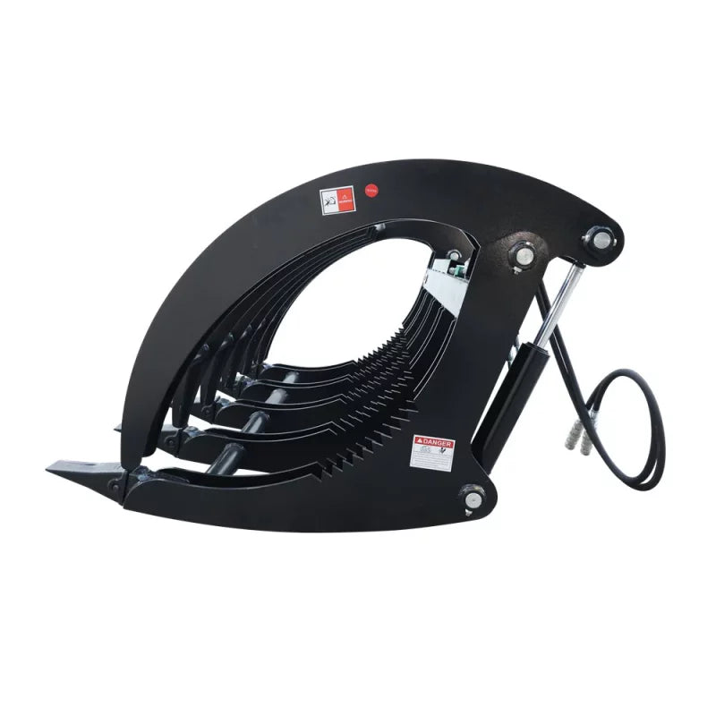 Landy Attachments Root Grapple Rake | Width 72" | 16 GPM | 20-35 HP | For Skid Steers, ATVs, UTVs, & Tractors