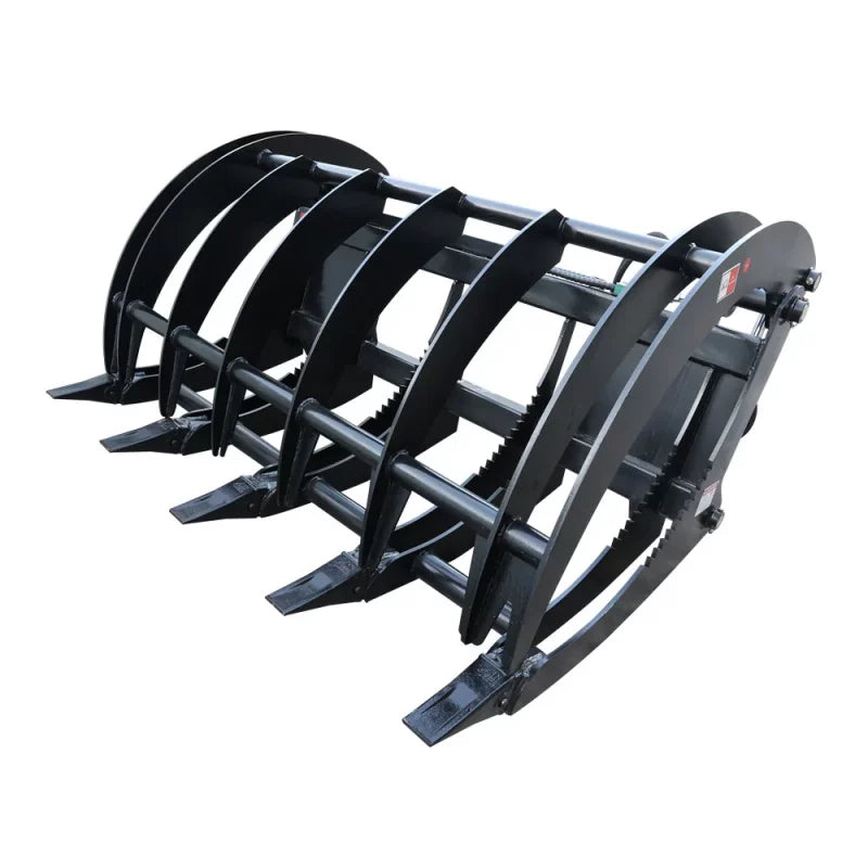 Landy Attachments Root Grapple Rake | Width 72" | 16 GPM | 20-35 HP | For Skid Steers, ATVs, UTVs, & Tractors