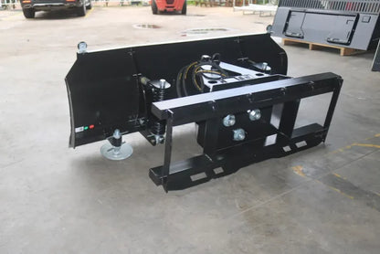 Landy Attachments Light-Duty Pusher Snow Plow | Width 72" | 16 GPM | 45-60 HP | For Skid Steers