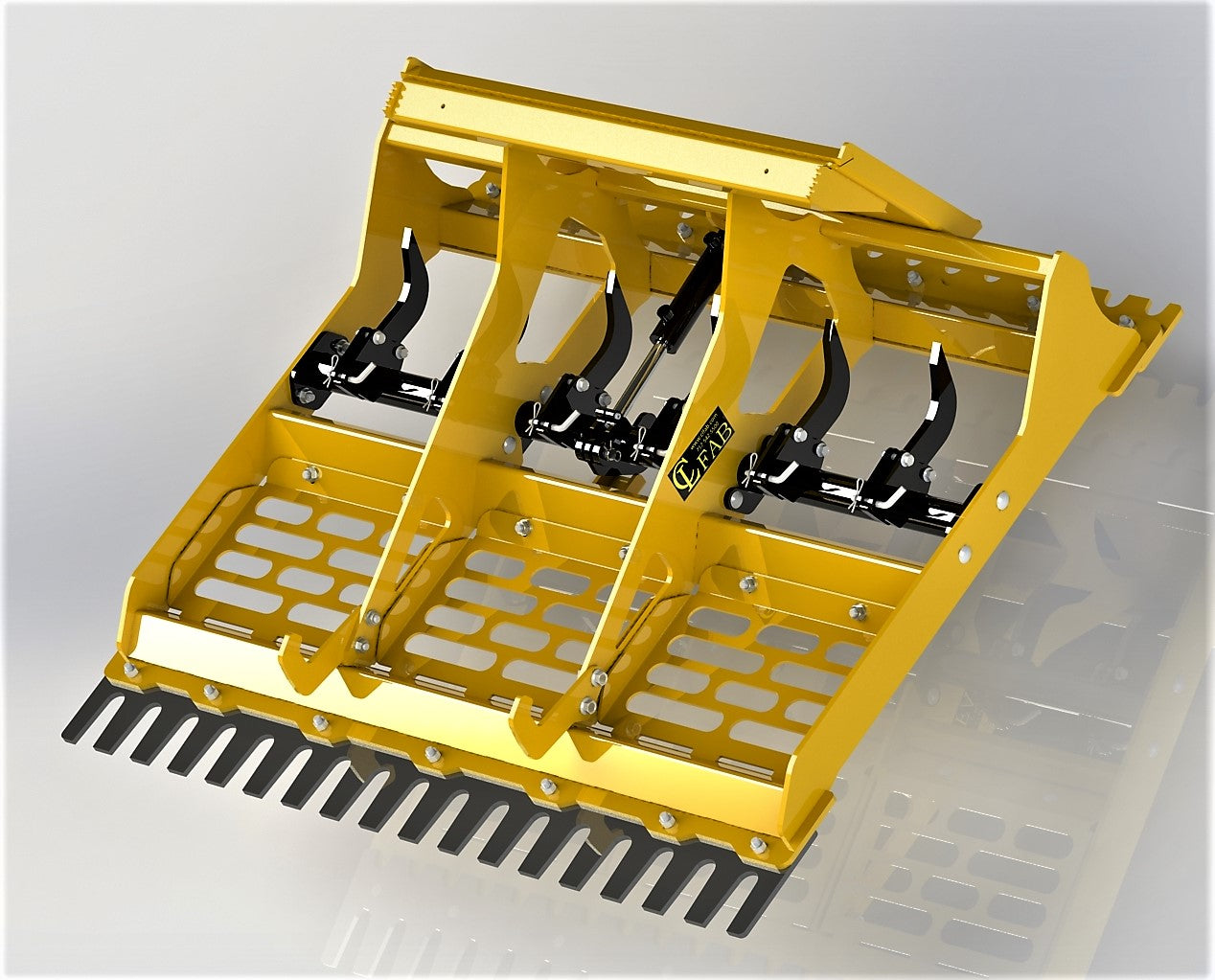 CL Fabrication Land Leveler | Width 60"-93" inches | For Skid Steer Loaders