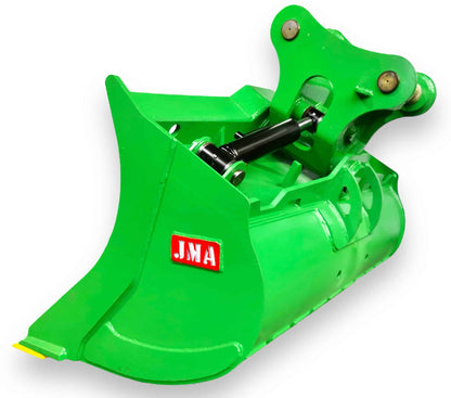 JMA Attachments Tilt Bucket | Model ZX-200 | Bucket Width 72" inches | Pin Size 80mm | For 16 – 25 Tons Excavators