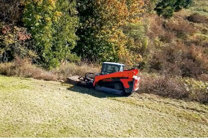 Brush Wolf Closed Front / Heavy-Duty Brush Cutter Series | Cutting Width 60", 66", 72" & 78" inches | Hydraulic Flow Range	10-40 GPM | For Skid Steer