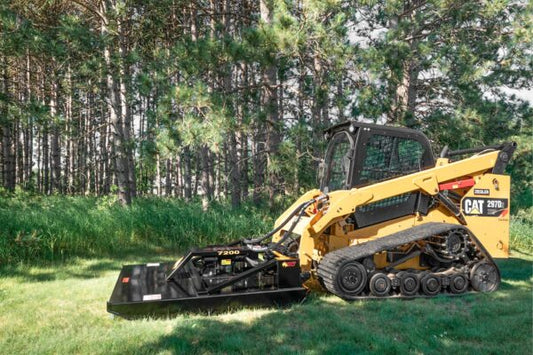 Brush Wolf Closed Front / Heavy-Duty Brush Cutter Series | Cutting Width 60", 66", 72" & 78" inches | Hydraulic Flow Range	10-40 GPM | For Skid Steer