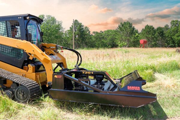 Brush Wolf Open Front / Heavy-Duty Brush Cutter Series | Cutting Width 66", 72" & 78" inches | Hydraulic Flow Range 10-40 GPM | For Skid Steer