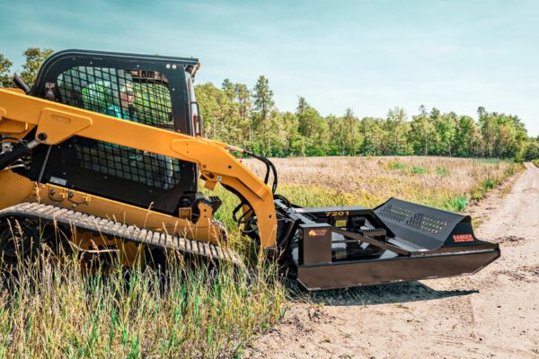 Brush Wolf Open Front / Heavy-Duty Brush Cutter Series | Cutting Width 66", 72" & 78" inches | Hydraulic Flow Range 10-40 GPM | For Skid Steer